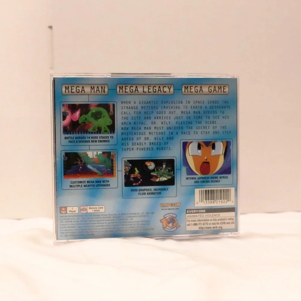 Mega Man 8 Anniversary Edition PS1 Complete With Manual Reg Card